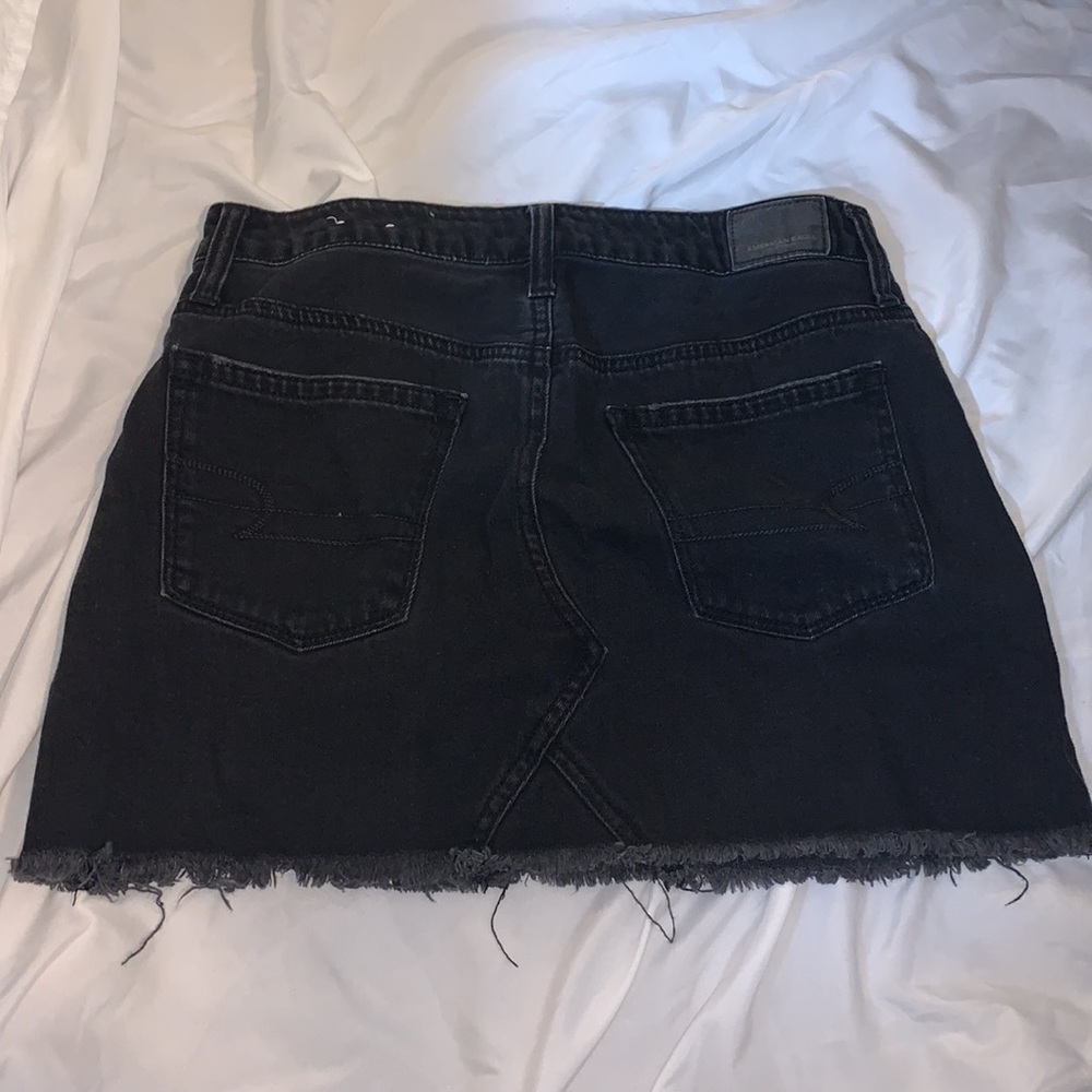 Black jean skirt - Picture 2 of 3